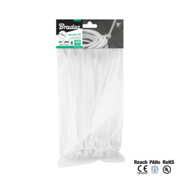 Kabelinė raištelis 7,6 x 150 mm NEUTRALUS -TS1276150N