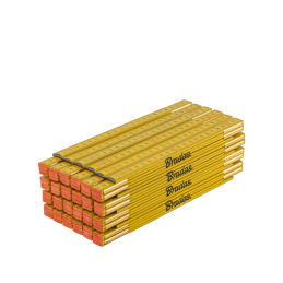 MEDINĖ sulankstoma liniuotė 1 m -DIY-MFW11YL/24BOX