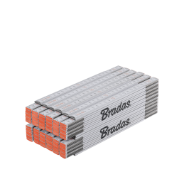 MEDINĖ sulankstoma liniuotė 2 m -DIY-MFW21WH/12BOX