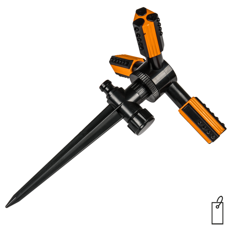 BLACK LINE 3 svirčių purkštuvas su plastikiniu smaigaliu TRIO -ECO-TS1011