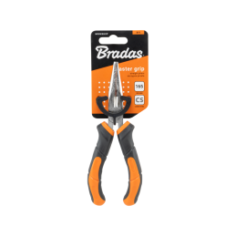 Replės tiesios nosies, MASTER GRIP, 165 mm, nikeliuotos -DIY-PL1212/6