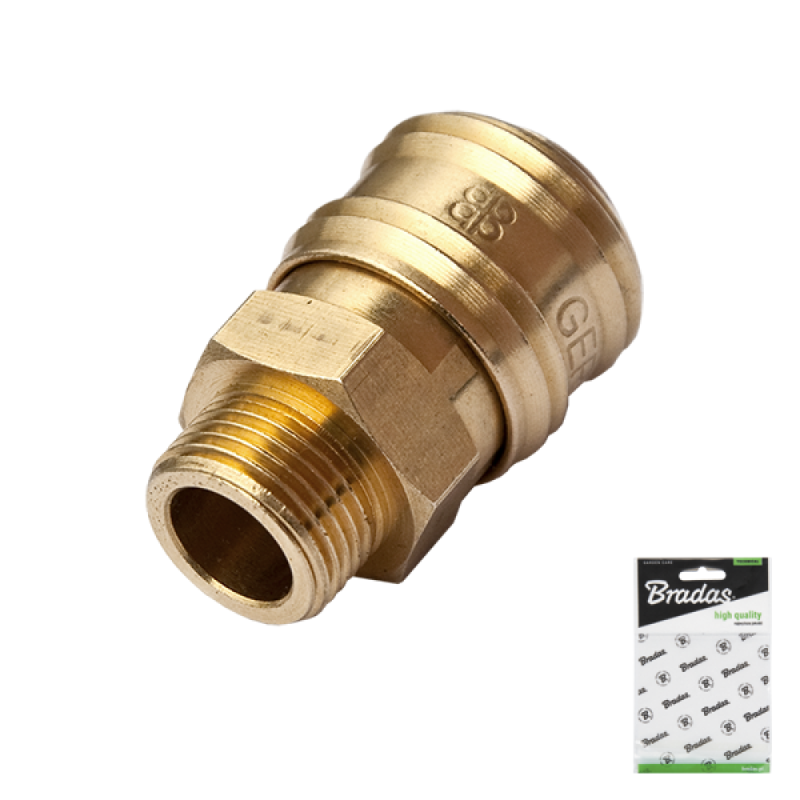 Greito sujungimo jungtis GZ 1/2" ŽALVARIS -SE2W-4SM