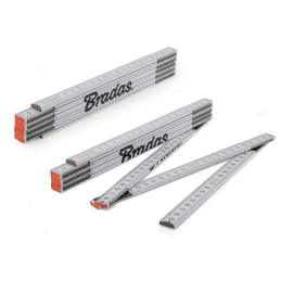 MEDINĖ sulankstoma liniuotė 2 m -DIY-MFW21WH/S