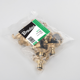 Žalvarinė kumštelinė jungtis GK tipo su įmovos išleidimo anga greitam prijungimui -GKI120