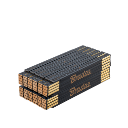 MEDINĖ sulankstoma liniuotė 2 m -DIY-MFW21BK/12BOX