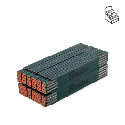 MEDINĖ sulankstoma liniuotė 2 m -DIY-MFW21GR/12BOX