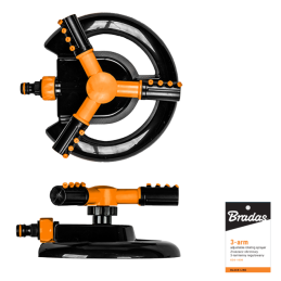 BLACK LINE 3 svirčių reguliuojamas besisukantis purkštuvas -ECO-1030