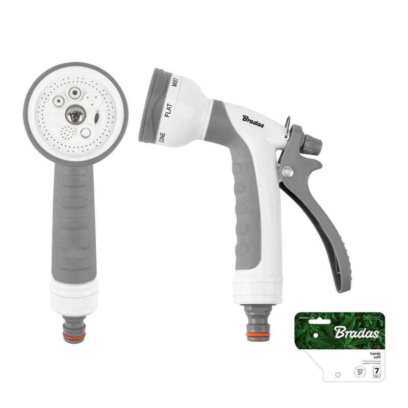 WHITE LINE 7 funkcijų pistoletas HANDY SOFT - kortelė -WL-EN44TK