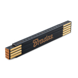 MEDINĖ sulankstoma liniuotė 2 m -DIY-MFW21BK/S