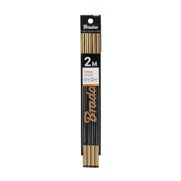 MEDINĖ sulankstoma liniuotė 2 m -DIY-MFW21BK/S