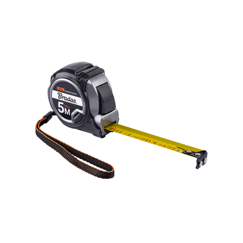 Karbido matavimo ruletė 5 m / 19 mm -DIY-MTS33-0519/K