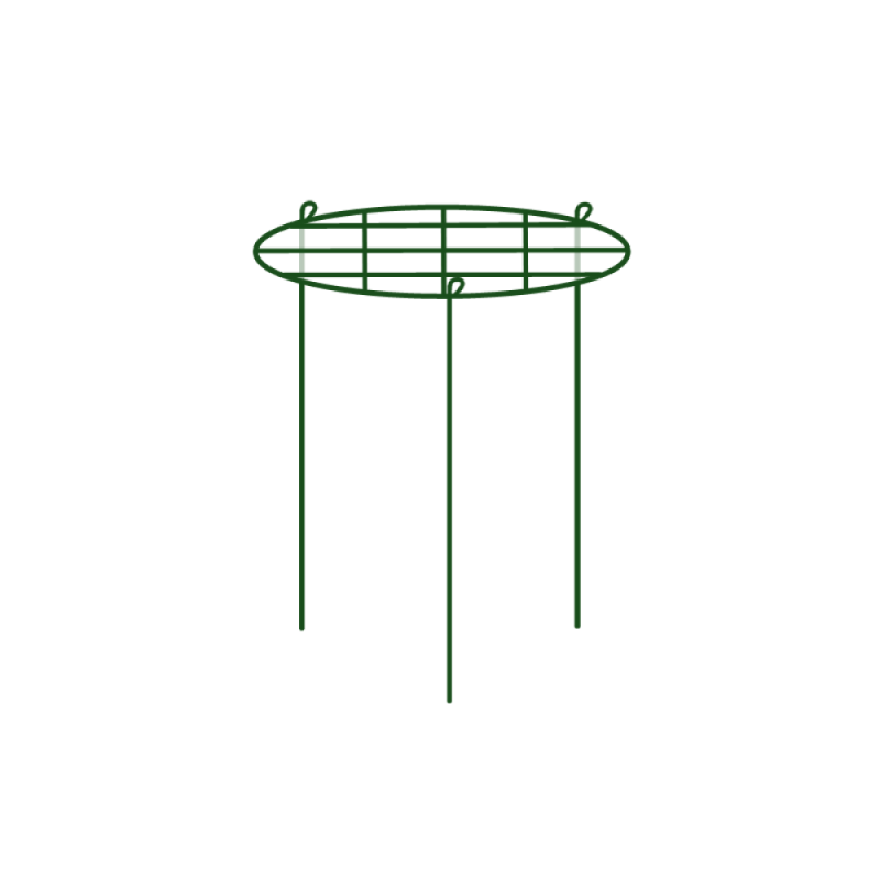 Žiedinė augalų atrama, 30 cm skersmens / 45 cm aukščio - tinklelio formos -TYRP13045S