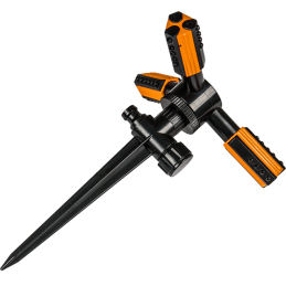 BLACK LINE 3 svirčių purkštuvas su plastikiniu smaigaliu TRIO -ECO-TS1011K