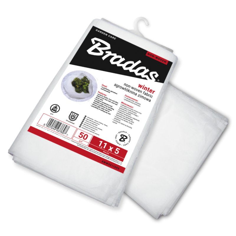 Agrotekstilė 50g žieminė balta, 1,1 x 10m -AWW5011010