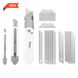 Peilių rinkinys su keičiamais WHITE LINE ašmenimis -DIY-KNWL191809/SET1B