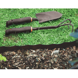 Banguotas vejos apvadas 9 m x 15 cm, rudas -OBFB 0915