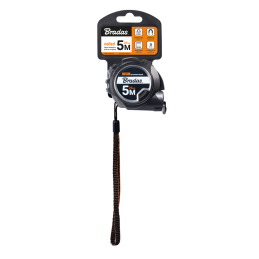 Karbido matavimo ruletė 5 m / 25 mm -DIY-MTS33-0525/K