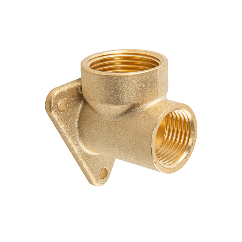 Sieninė alkūnė su GW 1/2"-3/4 -BR-323412