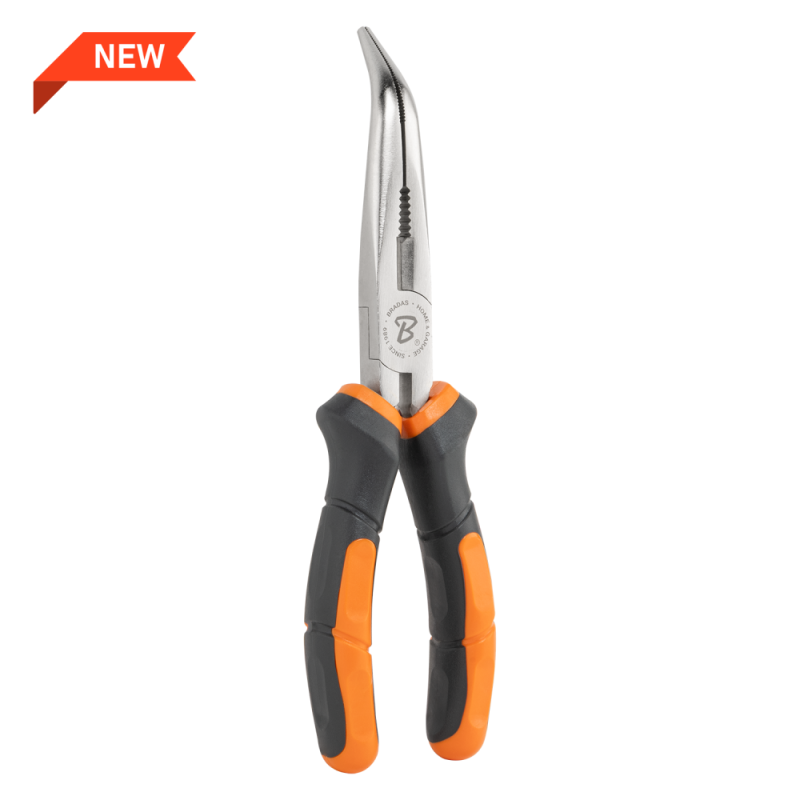 MASTER GRIP lenktos replės 200 mm, nikeliuotos -DIY-PL1213/8