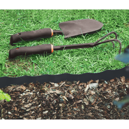 Banguotas vejos apvadas 9 m x 15 cm, juodas -OBFBK 0915