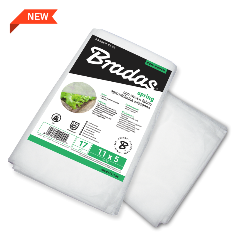 Agrotekstilė 17g spyruoklinė balta 2.1x15m -AWW1721015