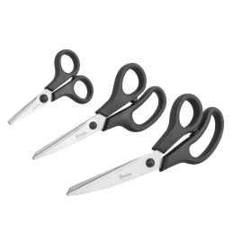 CLASSIC universalių žirklių rinkinys, 3 vnt. -DIY-SC204/SET-B