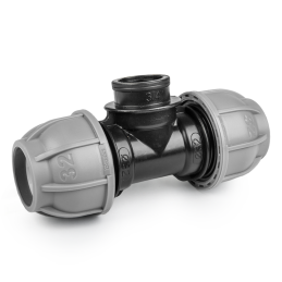 PN10 trišakis PE vamzdžiams 40 mm / GW 6/4 -DSRA10T50F64