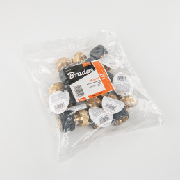 ŽALVARINĖ SOFT greito prijungimo jungtis 1/2" su fiksatoriumi -BR-S2140