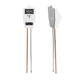 Dirvožemio rūgštingumo ir drėgmės matuoklis WHITE LINE, 3 funkcijos - SQUARE -WL-M14