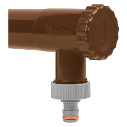 Lietaus vandens surinktuvas su vožtuvu - 90 mm / RUDAS -IBCLZ1-090-BR