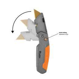 METALINIS sulankstomas universalus peilis - 19 mm ašmenys -DIY-KN190202/B