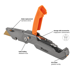 METALINIS sulankstomas universalus peilis - 19 mm ašmenys -DIY-KN190202/B