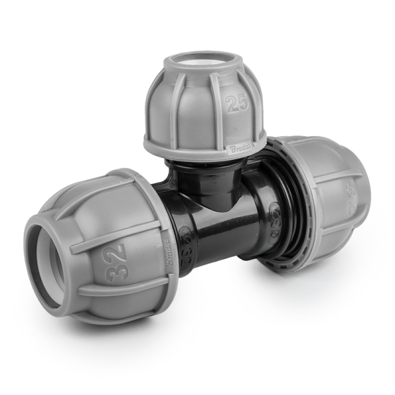 PN10 trišakis PE vamzdžiams 50 / 32 / 50 mm -DSRA10T5032