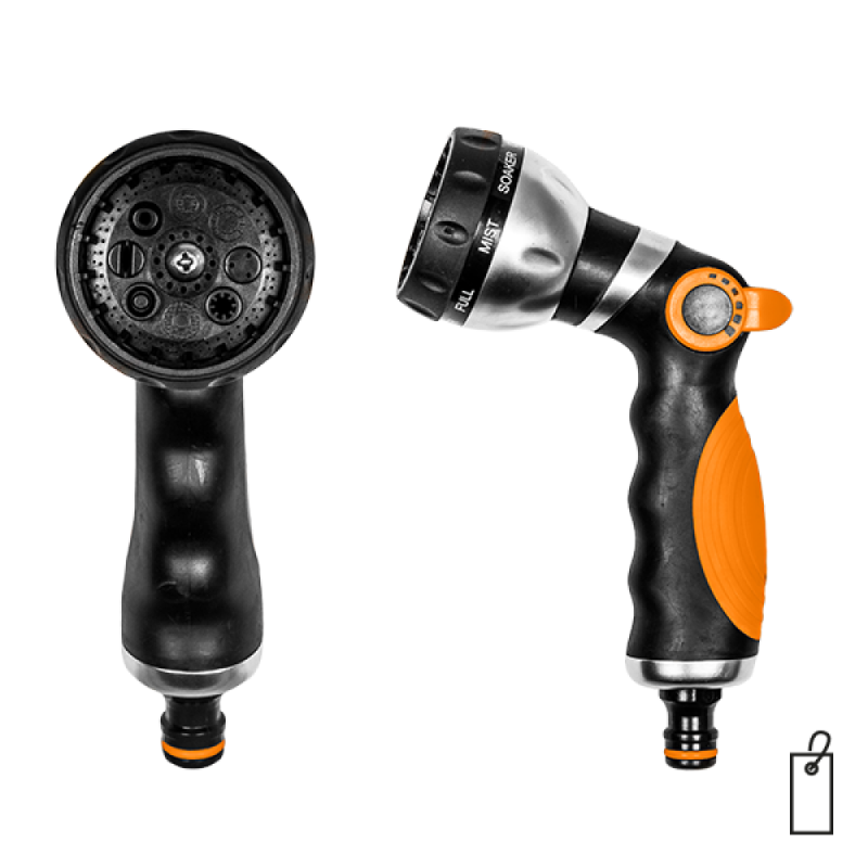 BLACK LINE 8 funkcijų metalinis pistoletas -ECO-2038