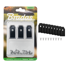 Peiliai Husqvarna/Gardena TITAN BLACK robotinėms vejapjovėms (9 vnt.) -LM-RHG09BB