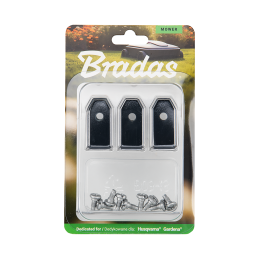 Peiliai Husqvarna/Gardena TITAN BLACK robotinėms vejapjovėms (9 vnt.) -LM-RHG09BB