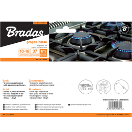 Propano-butano dujų prijungimo rinkinys -RG A310/Z100