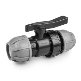 PN10 vožtuvas PE vamzdžiams 40 mm / 40 mm -DSRA10V4040