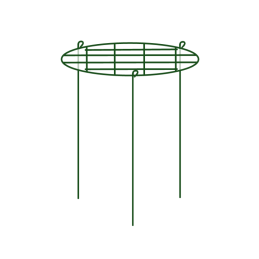 Žiedinė augalų atrama, 40 cm skersmens / 60 cm aukščio - tinklelio formos -TYRP14060S