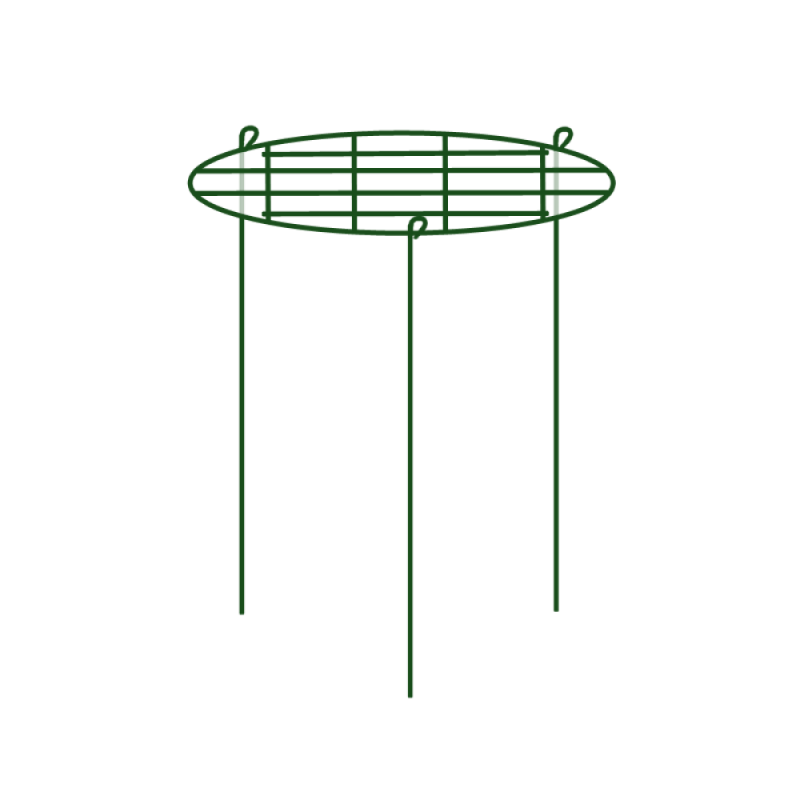 Žiedinė augalų atrama, 40 cm skersmens / 60 cm aukščio - tinklelio formos -TYRP14060S