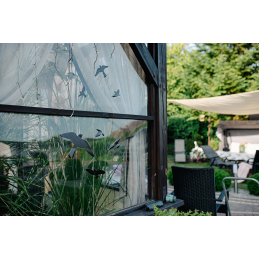 SCARE lipdukai nuo paukščių, dideli, 6 vnt. - 10 lapų -CTRL-BR002