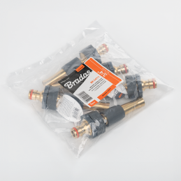 ŽALVARINIS SOFT reguliuojamas purškimo antgalis GW 3/4" su čiaupo jungtimi GZ 3/4" 10 cm -BR-S4711