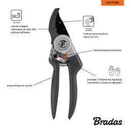 V serijos genėtuvas, slenkantis peilis, SK5 aliuminio plienas -KT-V1040
