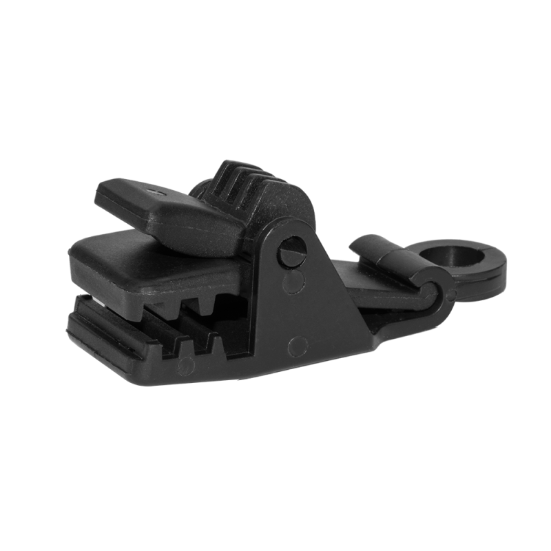 BUNGEE CLIPS krokodilo laikiklio laikiklis - laisvas (10 vnt.) juodas -BCK5-BK-L