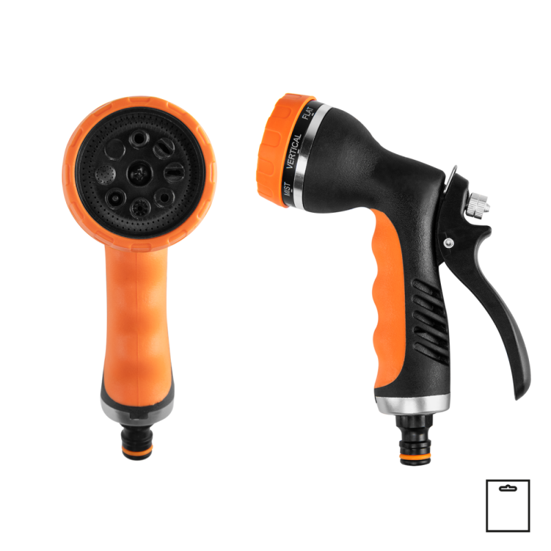 BLACK LINE 8 funkcijų HOBBY pistoletas, metalinis - kartonas -ECO-2048K