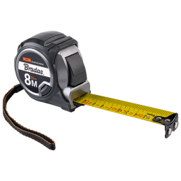 Karbido matavimo ruletė 8 m / 25 mm -DIY-MTS33-0825/K