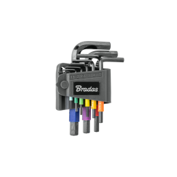 Šešiakampių šešiakampių raktų rinkinys 1,5–10 mm, 9 vnt. -DIY-HKH71-SH/B