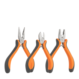 MINI replių rinkinys, 3 dalių, nikeliuotas -DIY-PL20/1SET