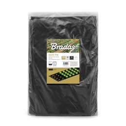 Mulčio plėvelė su skylėmis, 1,2 m x 50 m, 15 mikronų -AK-MFG4151200050BB-2