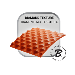 DIAMOND nitrilo apsauginės pirštinės, L dydis 8-9 -RWJNDOR9